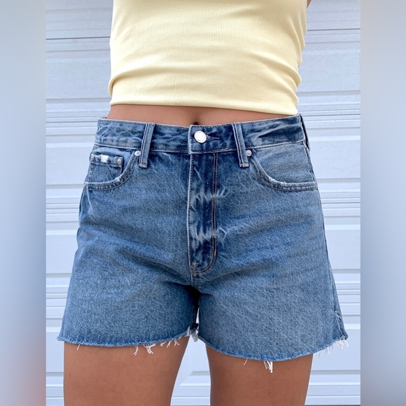 High Rise Vintage A-Line Shorts - Picture 5 of 10
